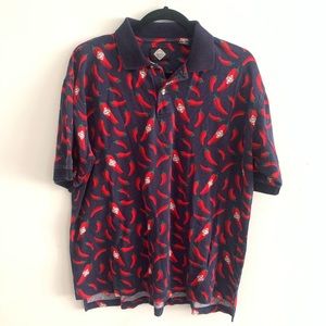 🌶Novelty “TABASCO” Polo - Size Medium Men’s🌶